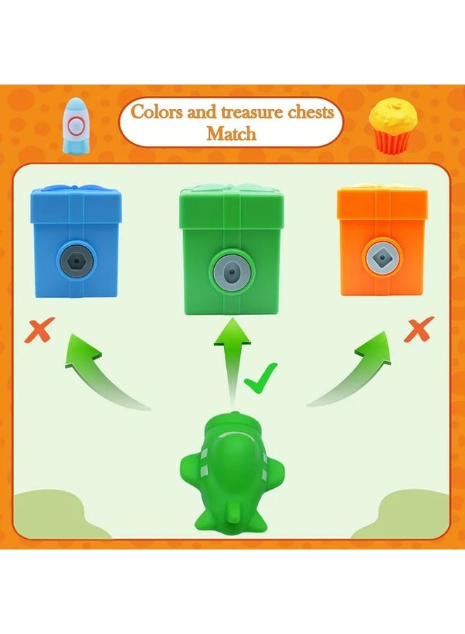 صندوق الكنز المفاجئ لعبة تعليمية تفاعلية للأرقام هدية STEM للأطفال بعمر 3 4 5 سنوات - Image 4